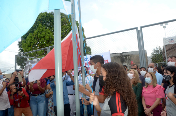 Foto: Governo entrega nova Escola Estadual Oneide de Souza Tavares, em Ananindeua | Fotógrafo: Eliseu Dias - Rai Pontes