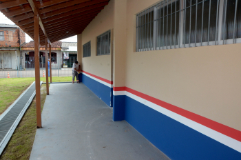 Foto: A Escola Estadual Paracuri II, no Distrito de Icoaraci, é a 68ª escola entregue pelo Estado | Fotógrafo: Eliseu Dias