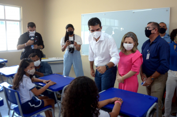 Foto: A Escola Estadual Paracuri II, no Distrito de Icoaraci, é a 68ª escola entregue pelo Estado | Fotógrafo: Eliseu Dias