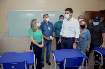 Foto: Inhangapi, na região nordeste paraense, ganha a 69ª escola reconstruída pelo Estado | Fotógrafo: Eliseu Dias