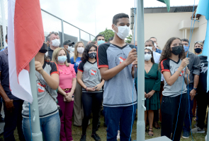 Foto: Governo entrega nova Escola Estadual Oneide de Souza Tavares, em Ananindeua | Fotógrafo: Eliseu Dias - Rai Pontes