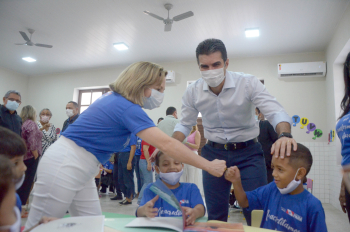 Foto: Inauguração da Creche Professor Orlando Bitar | Fotógrafo: Eliseu Dias