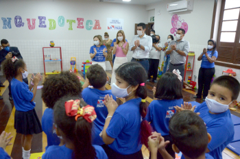 Foto: Inauguração da Creche Professor Orlando Bitar | Fotógrafo: Eliseu Dias