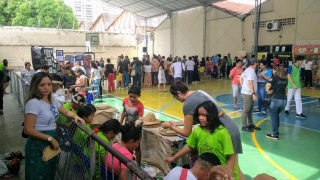 Foto: A comunidade escolar de cerca de 10 unidades de ensino da rede estadual participaram neste sábado (21) da I Feira de Arte e Inclusão da USE 04. A programação teve a participação intensa de alunos com e sem deficiência que apresentaram aos convidados todo o talento que já desenvolvem nas escolas ao longo do ano. A feira teve o objetivo de mostrar a produção artística e cultural das escolas estaduais que compõem a USE, fomentando a inclusão social. | Fotógrafo: Divulgação
