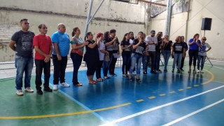 Foto: A comunidade escolar de cerca de 10 unidades de ensino da rede estadual participaram neste sábado (21) da I Feira de Arte e Inclusão da USE 04. A programação teve a participação intensa de alunos com e sem deficiência que apresentaram aos convidados todo o talento que já desenvolvem nas escolas ao longo do ano. A feira teve o objetivo de mostrar a produção artística e cultural das escolas estaduais que compõem a USE, fomentando a inclusão social. | Fotógrafo: Divulgação