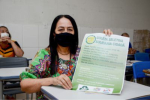 Notícia: Seduc leva a Paragominas o projeto ambiental 'Coleta Seletiva nas Escolas'