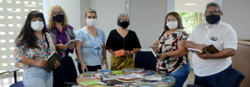 Notícia: Política de educação do Estado beneficia servidores da Seduc na Feira Pan-Amazônica do Livro