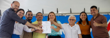 Notícia: Em Tracuateua, Estado garante construção da nova Escola Estadual Coronel Pinheiro Júnior