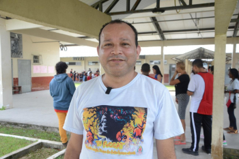 Foto: Diretor da escola Péricles Matos - Foto: Rai Pontes / Ascom Seduc