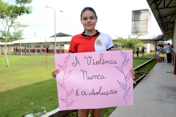 Foto: Aluna Luize Soares - Foto: Rai Pontes / Ascom Seduc