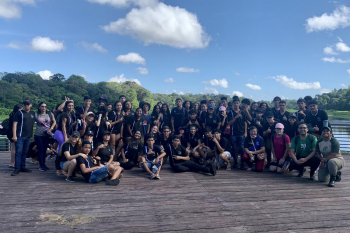 Notícia: Parque Estadual do Utinga é laboratório ao ar livre para alunos da rede pública