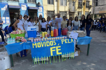 Notícia: Movidos pela fé, unidades escolares estaduais acolhem romeiros que chegam a Belém