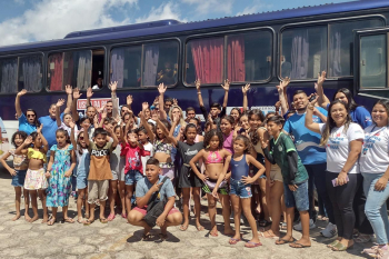 Notícia: Seduc e Seac garantem transporte e alimentação para alunos da rede estadual na UsiPaz Marituba