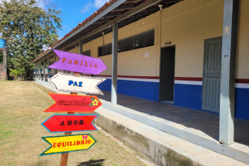 Notícia: Em Breves, escola da rede estadual realiza melhorias de infraestrutura com o Prodep