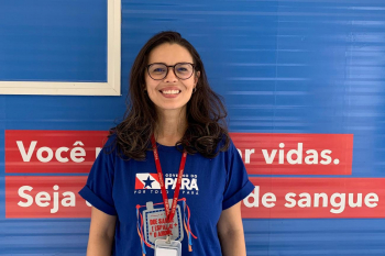 Foto: Vanessa Pimentel, assistente social do Hemopa - Foto: Rafael Dias / Ascom Hemopa
