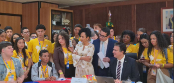 notícia: JOVENS PARLAMENTARES PARTICIPAM DA  ETAPA NACIONAL EM BRASÍLIA